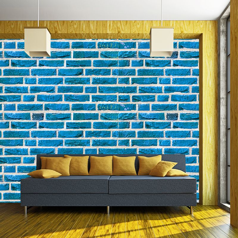 Industrial Style Brick Wall Mural Living Room Wall Art, Personalized Size Available