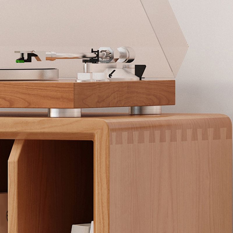 Modern Wooden Bookcase Closed Back Standard Bookshelf with Shelves