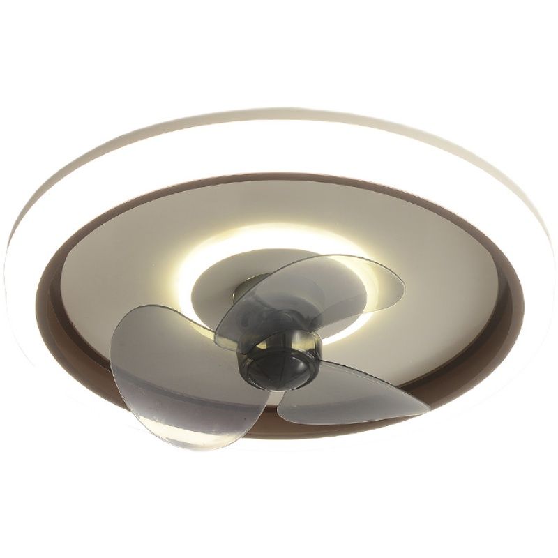 Acrylhalo -Ring Deckenlüfter Leuchte Makkaron Minimalist LED Semi Flush Leuchte