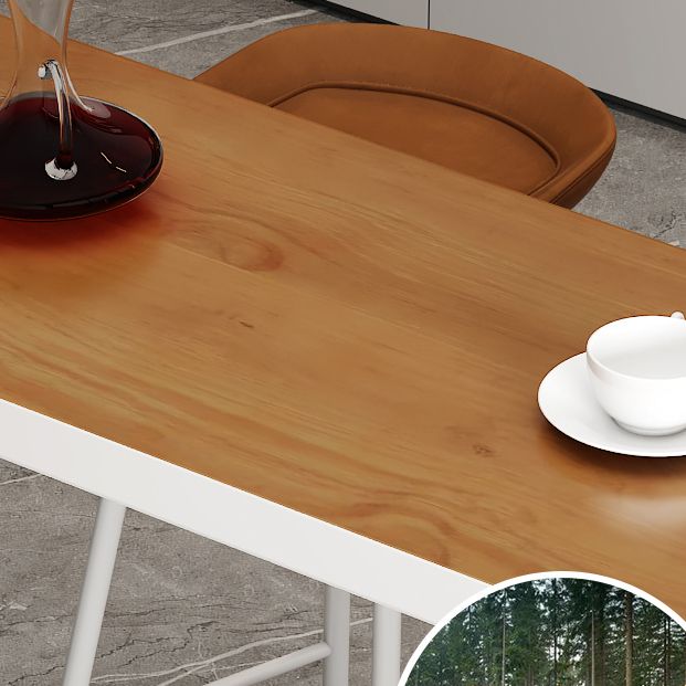 White and Brown Bar Pub Table Set 1/2/5 Pieces Table and Stool Set