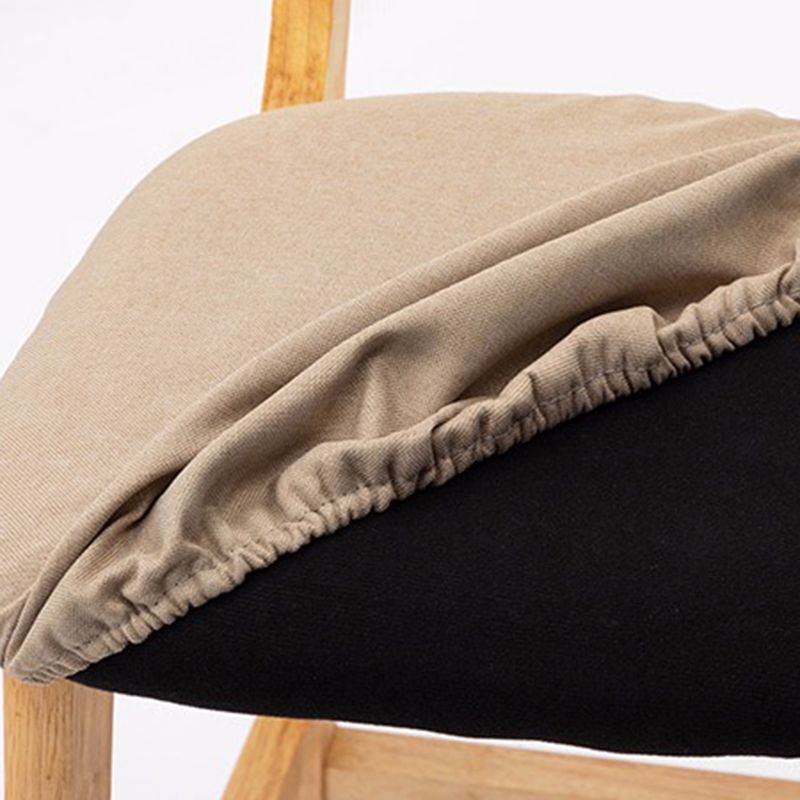 Modern Milk Tea Shop Low Back Stool Matte Finish Upholstered Bar Stools