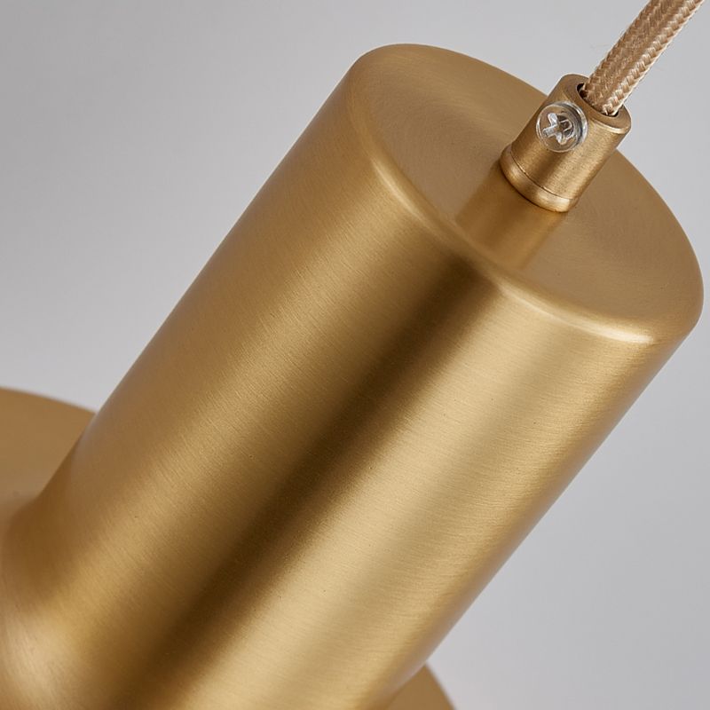 Metal Cylinder Sconce Light Fixture Modern 1-Light Wall Light