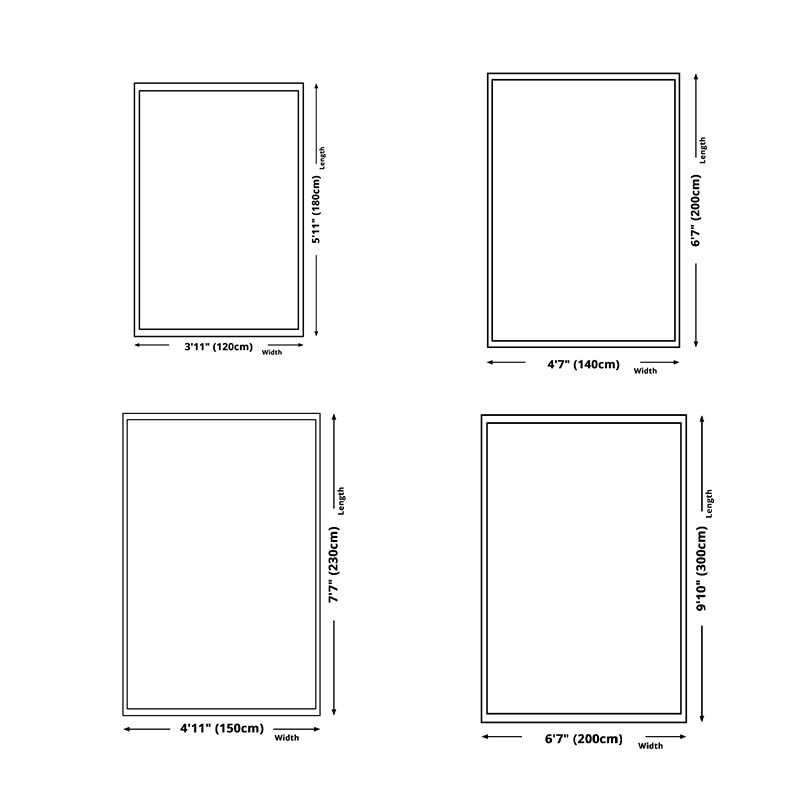 Purple Modern Rug Blending Graphic Rug Non-Slip Backing Rug for Living Room