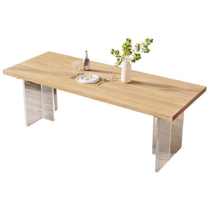 Modern 1/2/3/4/5 Pieces Dining Bench Set Solid Wood Dining Room Furniture