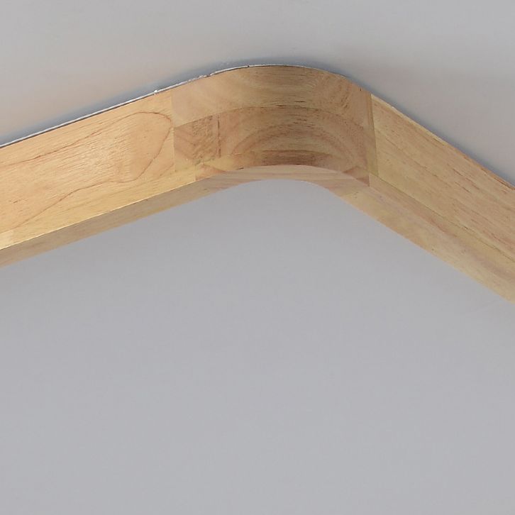 Modern Flush Mount Ceiling Chandelier Wood Flush Mount Lights