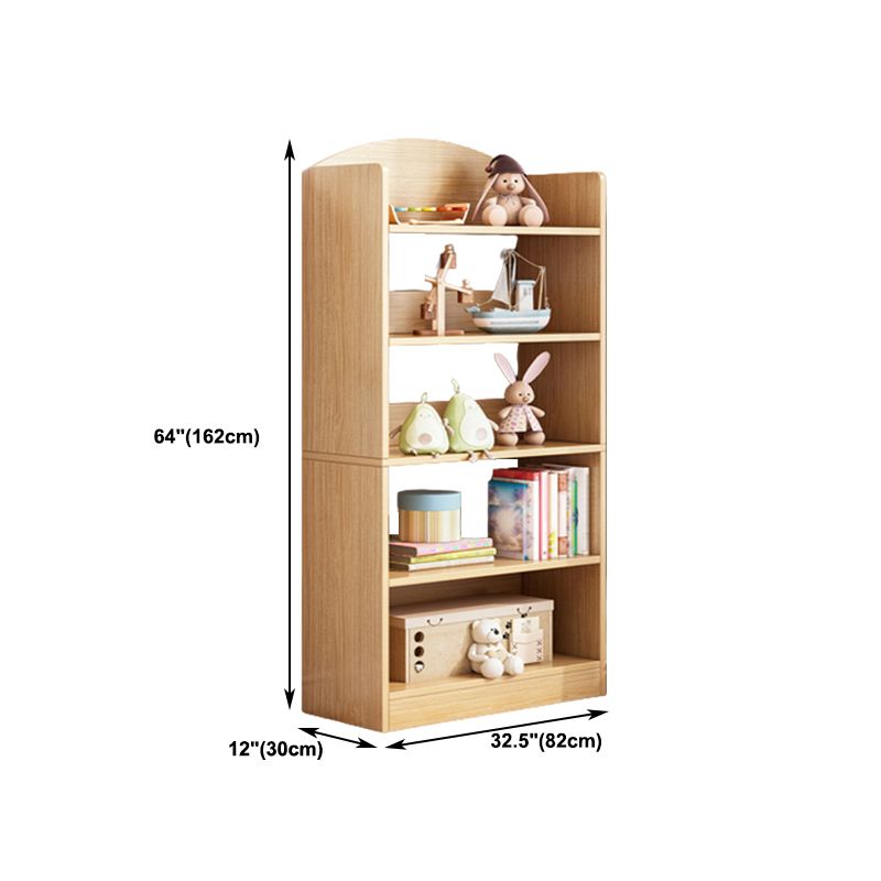 Modern Style Bookshelf Engineer Wood Bookcase for Home Study Room