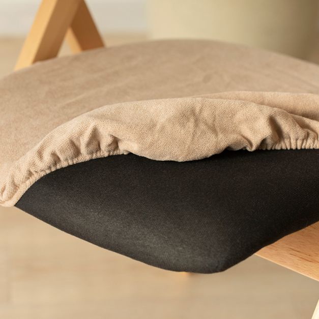 Chaise de salle à manger en bois de style nordique Open Danding Dining Side Claid pour Utilisation à domicile