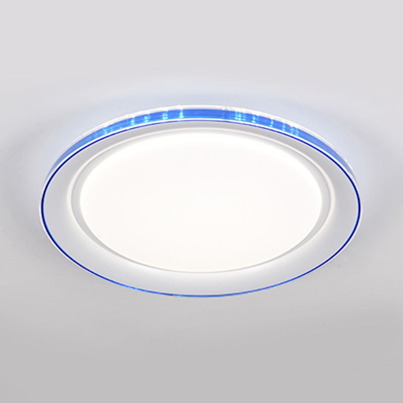 Macaron plafonnier rond moderne acrylique Dark LED plafonnier de bureau