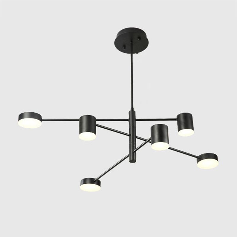 Moderne stijl cilindervorm hangsel kroonluchters metalen kroonluchter lichten