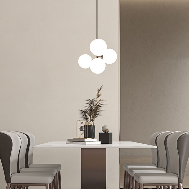 Nordic Glass Island Light 47,5 "breit 6 Lichter Island Anhänger für Restaurant