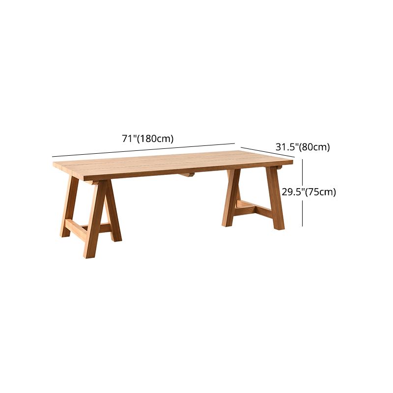 Modern 1/2/4/5 Pieces Dining Bench Set Rectangle Pine Wood Dining Table for Kitchen