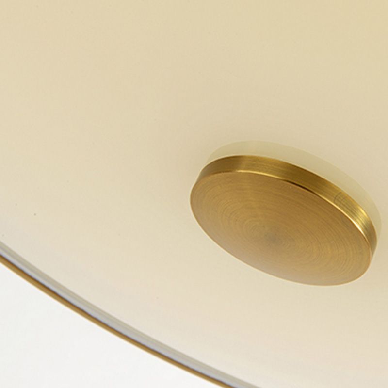 Modern Style Geometric Flush Mount Light Glass 1-Light Flush Ceiling Lights