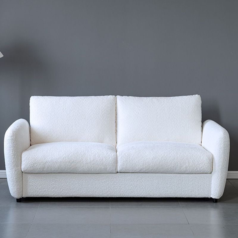 38" Wide Scandinavian Sofa Futon Foldable Upholstered Sleeper Sofa