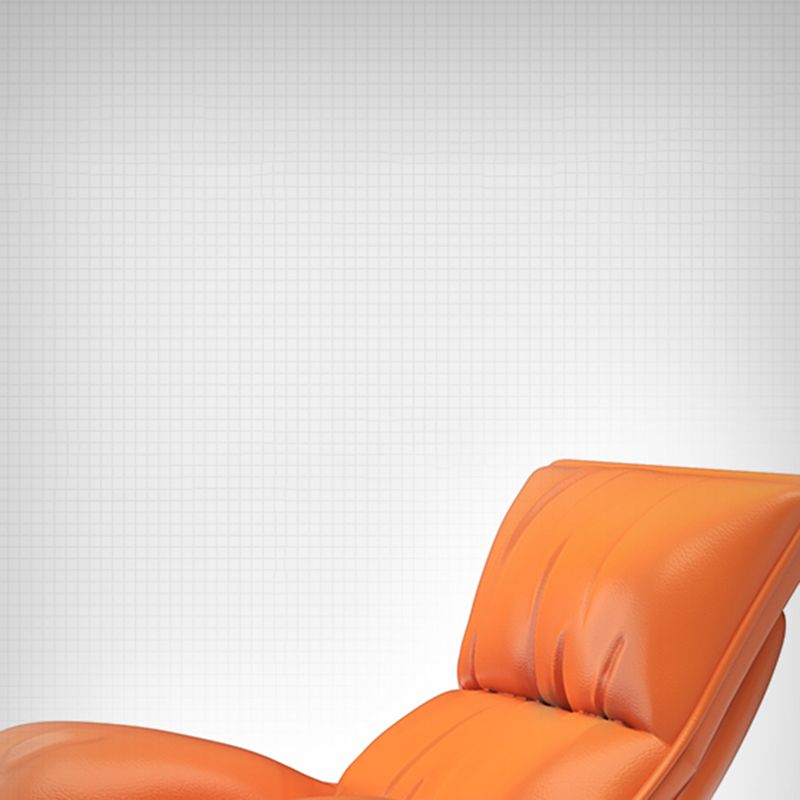 Contemporary Upholstered Rocker Chair Metal Frame Spindle Rocker Chair with Ottoman