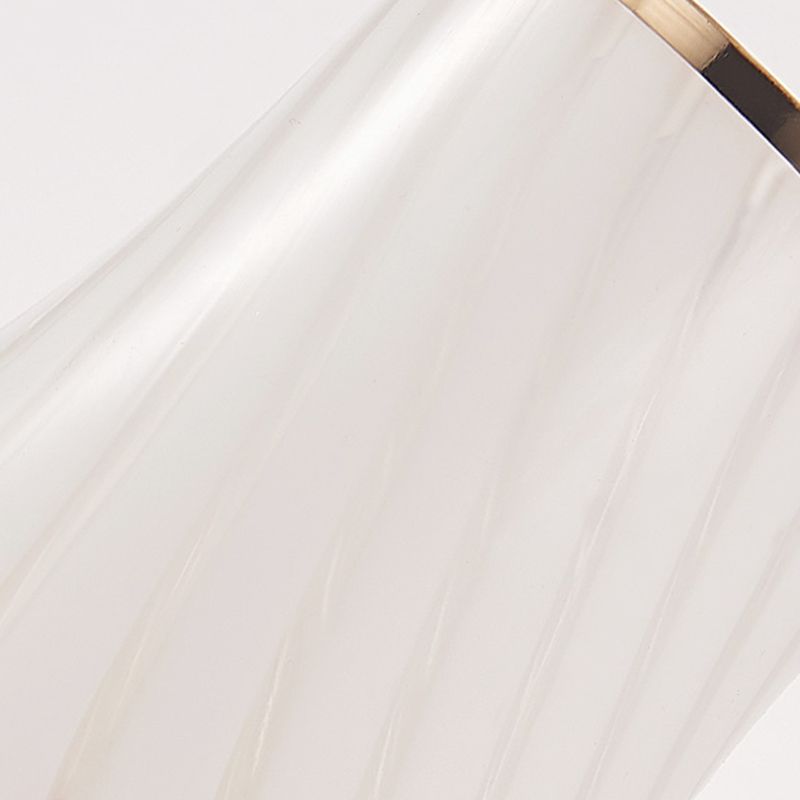 Geometric Shade Multi Lights Glass Wall Lighting Modern Style Wall Mounted Lighting in Gold
