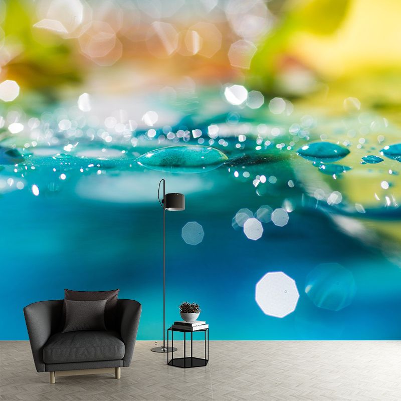 Illustration Abstract Style Mural Mildew Resistant Wallpaper Sleeping Room Wall Mural