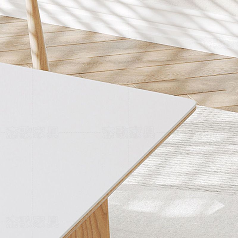 Modern Dining Table Set 1/4/7 Pieces with Wood Base Kitchen Furniture Set