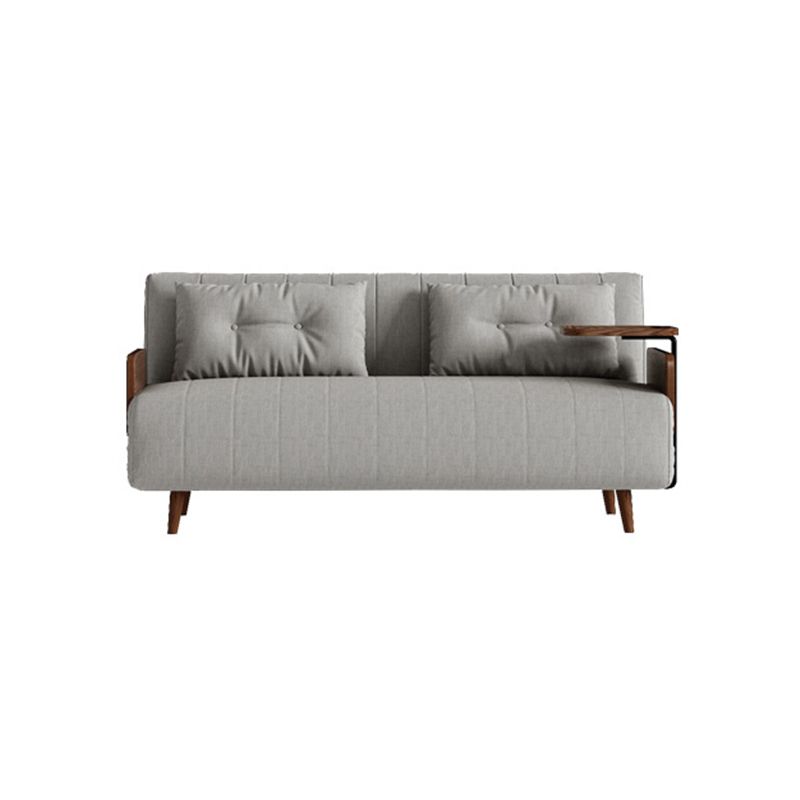 Modern Cushion Back Futon Sofa Bed Pillow Included Sleeper Sofa