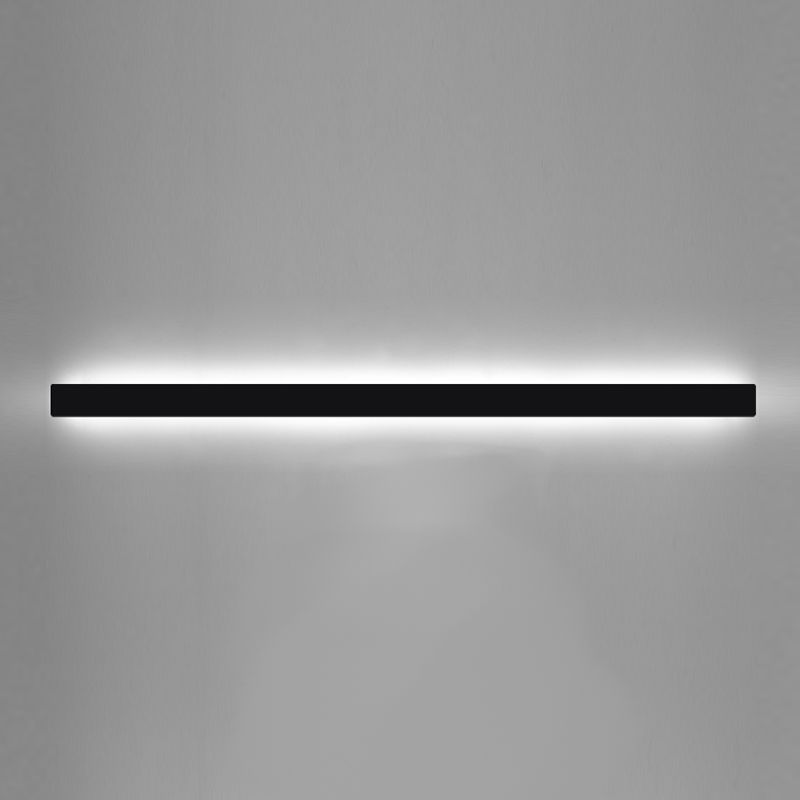 Linearer Schatten Metall Wandleuchten moderner Stil 1 Lichtwandmontage Licht