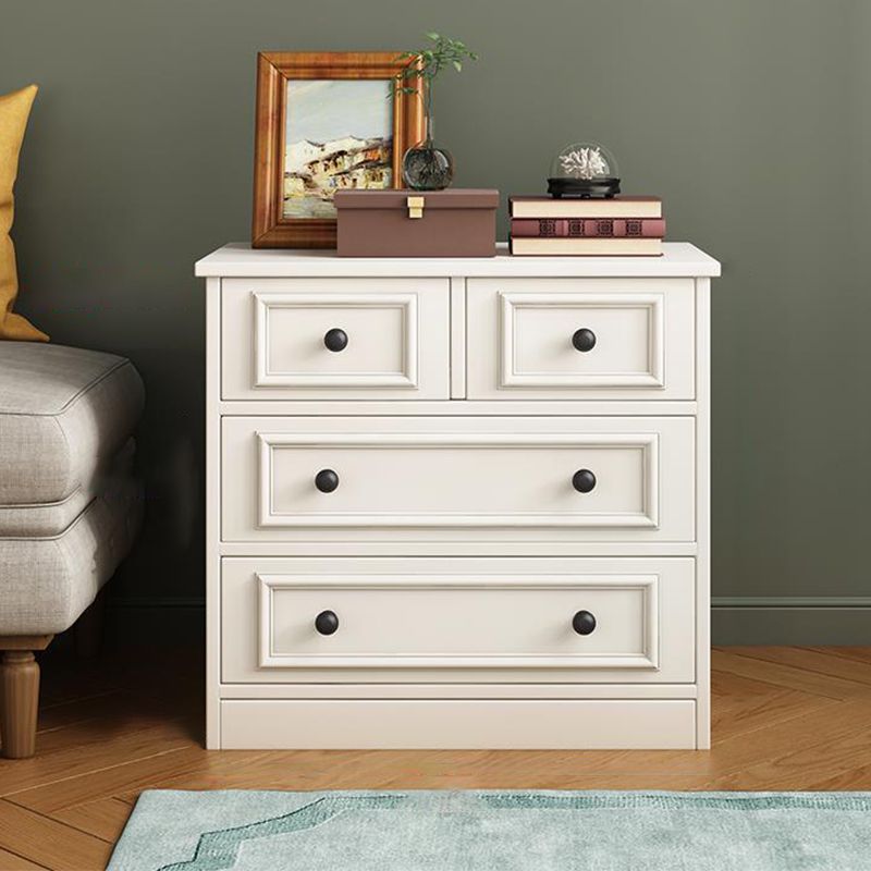 American Traditional Vertical Lingerie Chest Wood Storage Chest for Bedroom