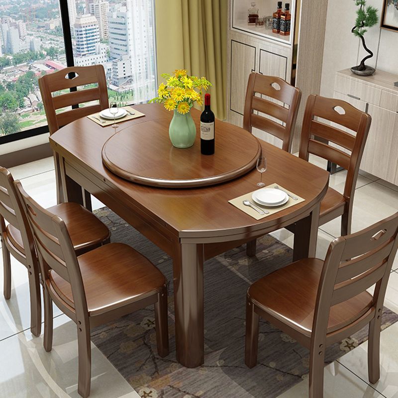 Modern Style Dining Table Rubberwood Base Dinner Table for Dining Room