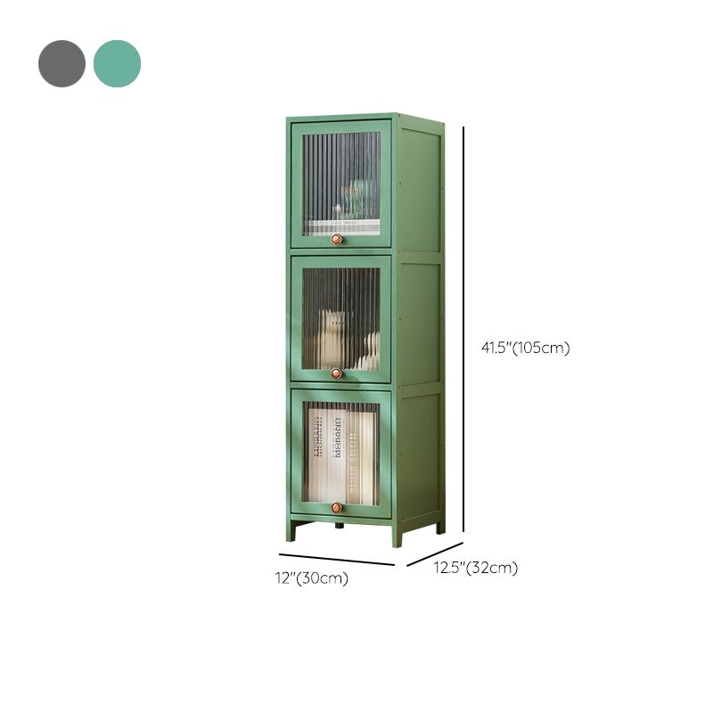 Mid-Century Modern Accent Cabinet Rectangle Straight Legs Storage Cabinet
