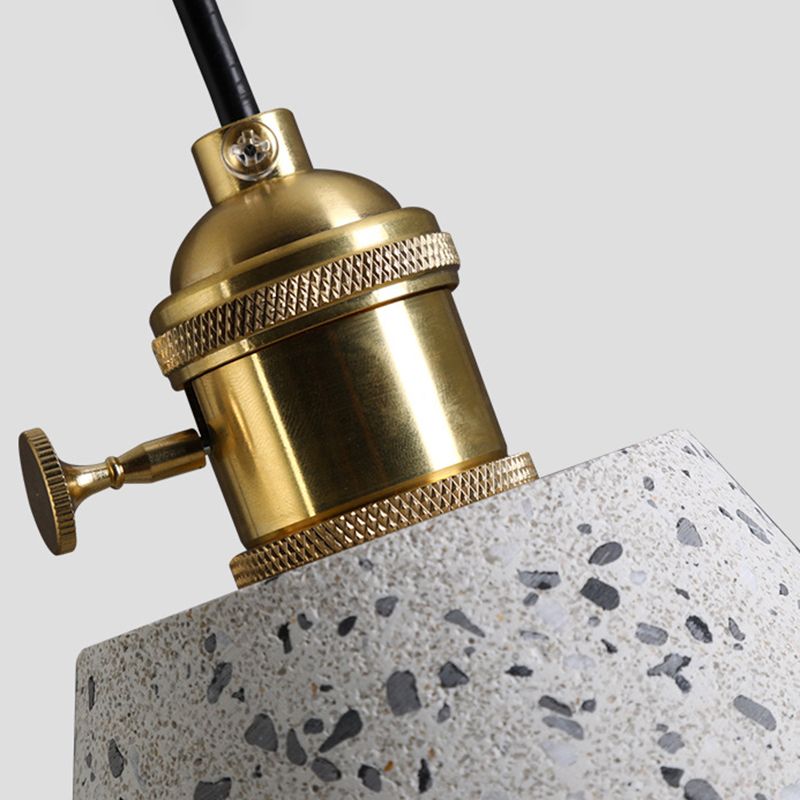 Plafonds pendentif en pierre avec une teinte moderne 1 pendentif lumineux