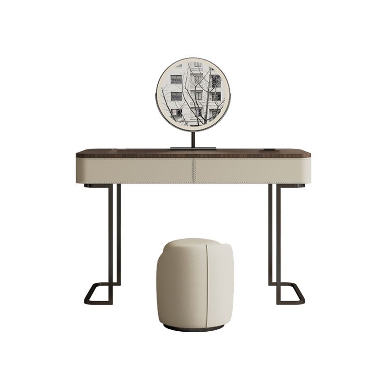 Wooden Make-up Vanity White Makeup Vanity Desk Table with Drawers