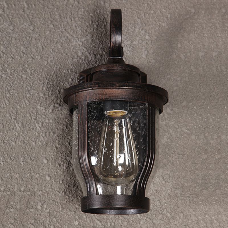 Wall Sconce Light Fixture Industrial Style Glass Shaded Wall Mounted Light Fixture