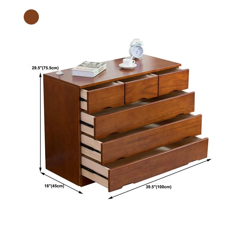 Traditional Storage Chest Dresser Wooden Storage Chest with Drawers
