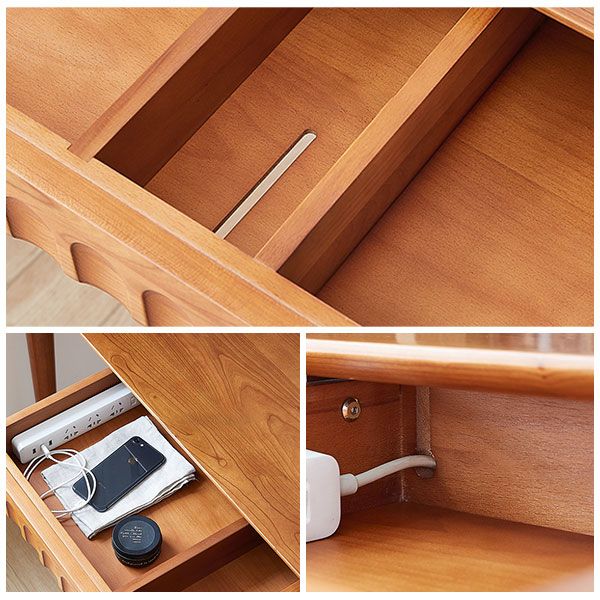 Mesa de comedor estándar rectangular de madera maciza marrón de mediados de siglo para cocina