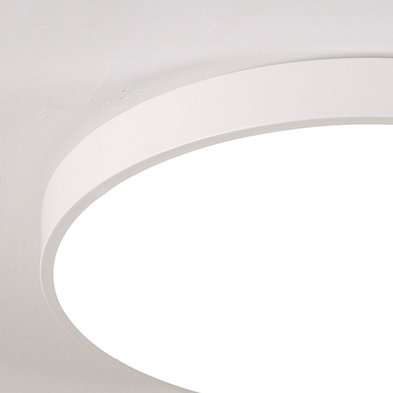 Cylinder Metal Led Surface Mount Ceiling Lights 1-Light Modern Style Flush Mount Light