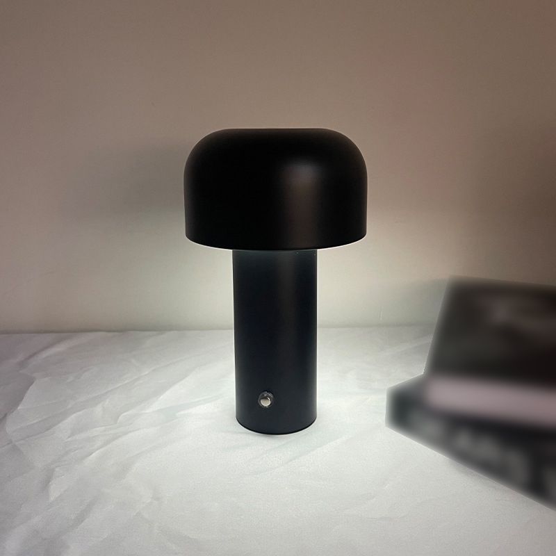 1-Light LED Table Lamp Macaron Chargeable Desk Light with Acrylic Shade for Living Room