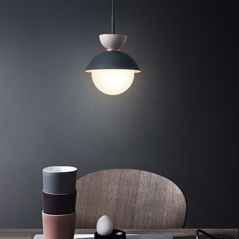 Nordic Macaron Pendant Light Modern Simple Style Hanging Lamp For Bedroom Dining Room
