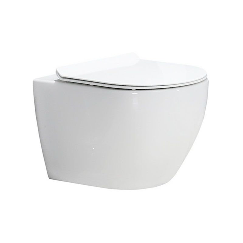 Small Apartment All-mounted Toilet Concealed Tank Toilet with Slow Close Seat