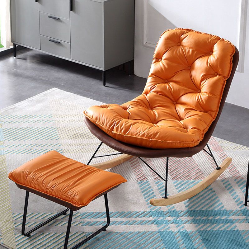 Modern Light Luxury Lazy Sofa Chair Leisure Lounge Rocking Chair