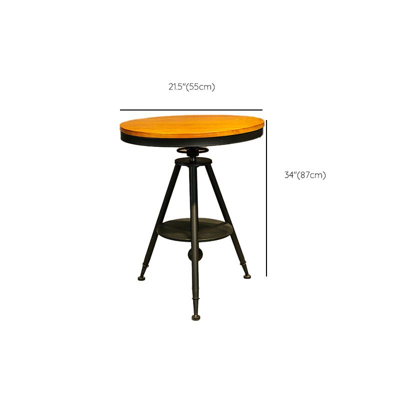 Modern 1/3/4/5 Pieces Dining Set Round Pine Wood Dining Table for Home