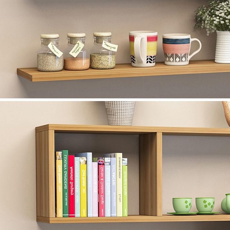 Modern Artificial Wood Bookcase, Geometric Bookshelf for Any Room