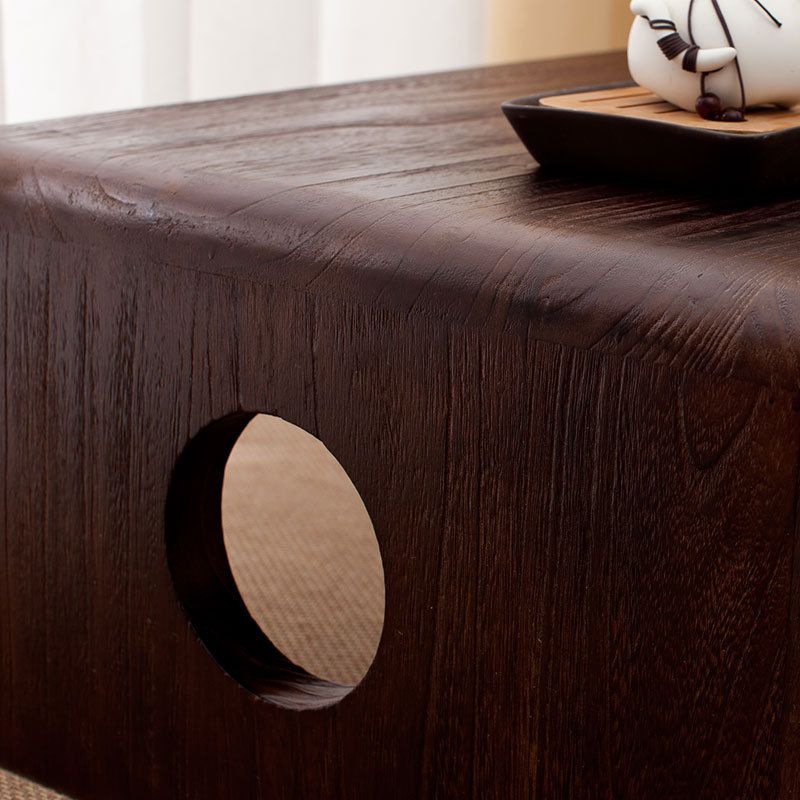 Modern Style Paulownia Rectangular Coffee Table in Walnut/oak/wood