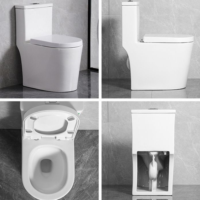 One-Piece Toilet Flush Toilet Floor Mounted UF Siphon Jet Toilet Bowl