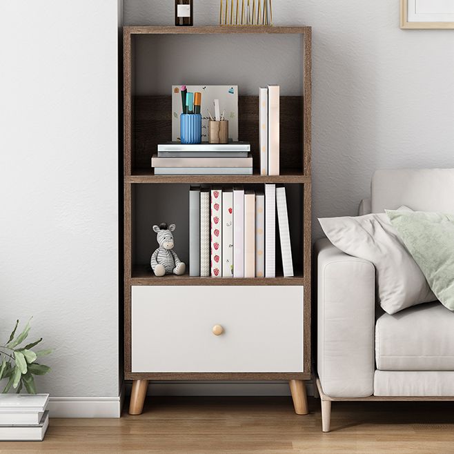 Open Wooden Bookcase Modern Minimalist Home Living Room Bedroom Bookshelf