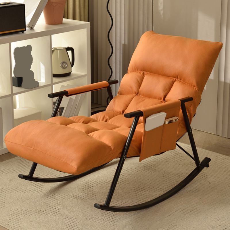 Upholstered Recliner Chair Contemporary Button-Tufted Recliner Chair