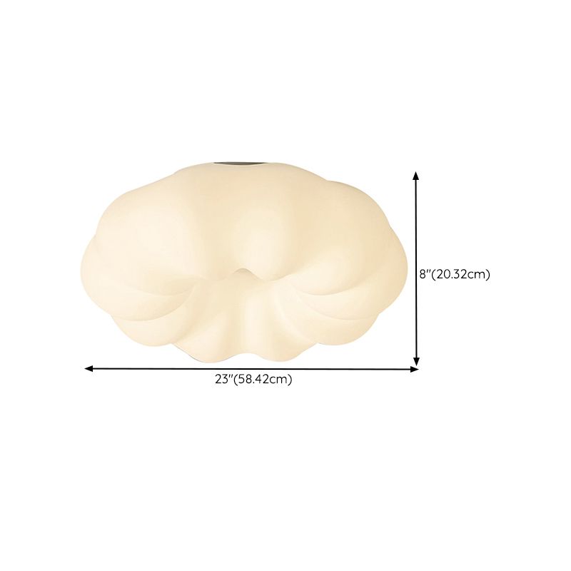 White LED Ceiling Light Modernism Flush Mount Lighting for Restaurant
