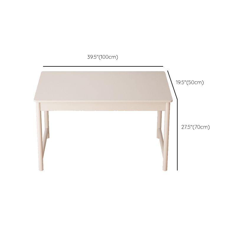 White Contemporary Make-up Vanity Wood Vanity Dressing Table