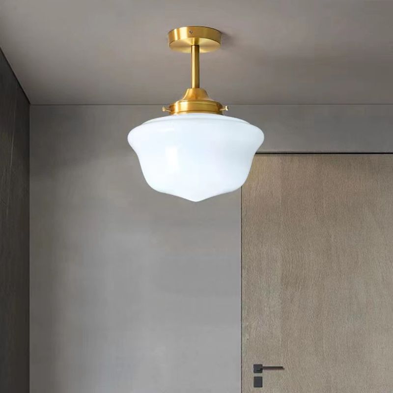 Modern Simple Metal Ceiling Light Geometry Shape Ceiling Lamp for Bedroom