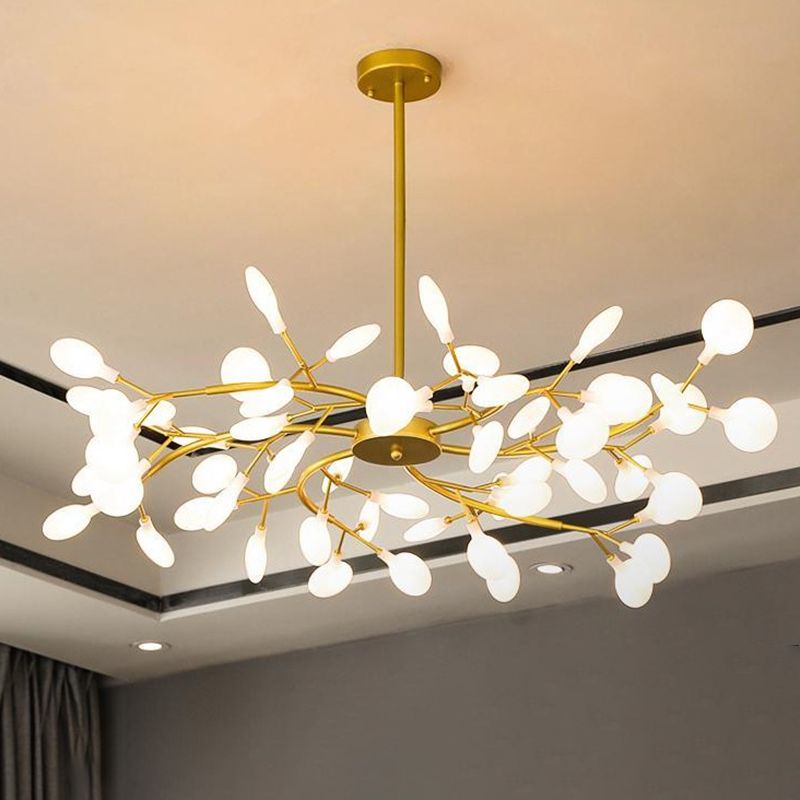 Heracleum Chandelier Light Fixture Modern Designer Acrylic Pendant Lighting for Restaurant