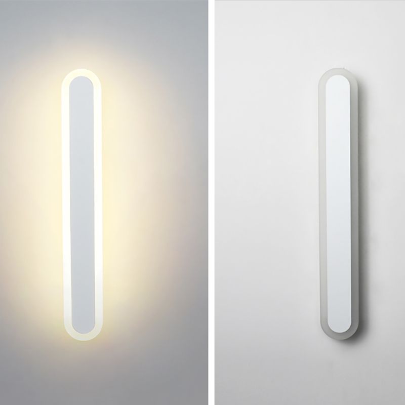 Nordic Minimalist Wall Mount Lamp Bedroom Bedside LED Line Wall Sconce Light Fixture
