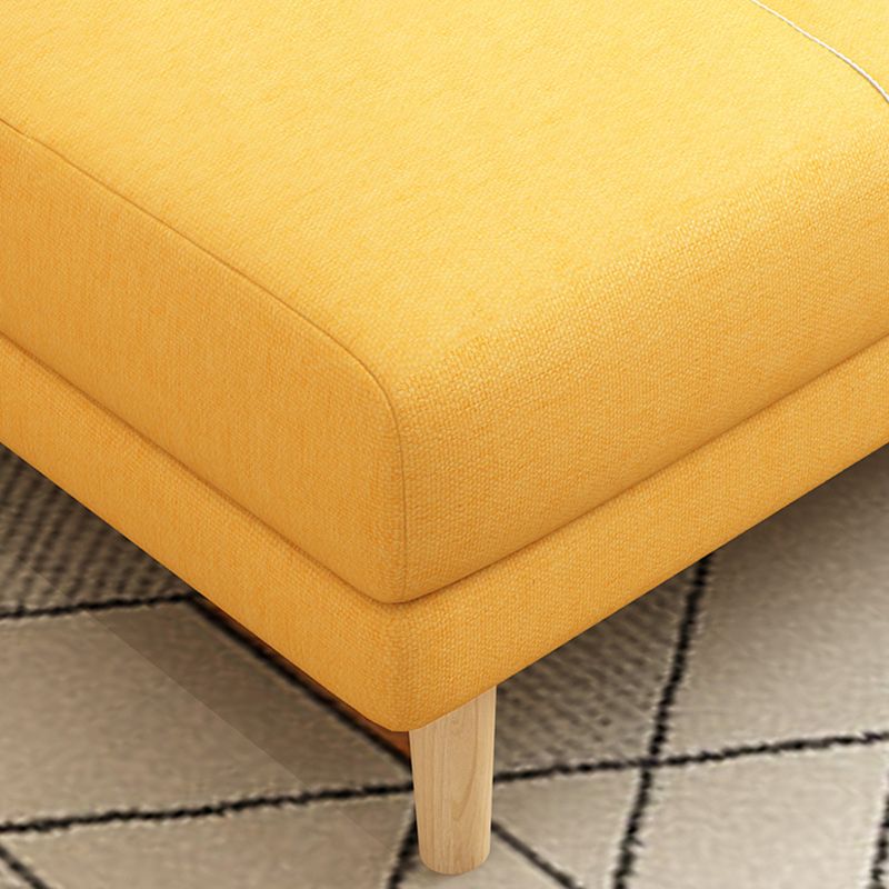 Armless Settee 27.55" W Modern Convertible Sleeper Sofa for Living Room