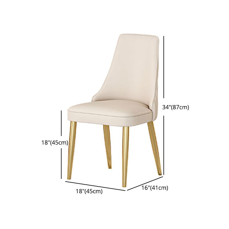 Glam 1/2/5/7 Pieces Dining Room Set with Leather Chairs Dining Furniture for Home Use