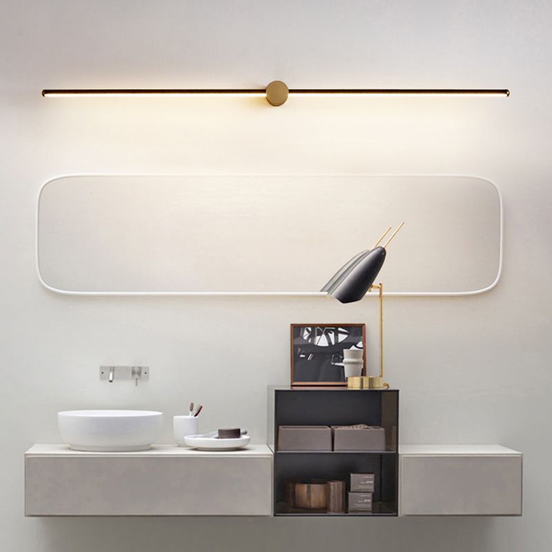 Minimalism Vanity Light Streamlined LED Wall Light Fixture for Bathroom